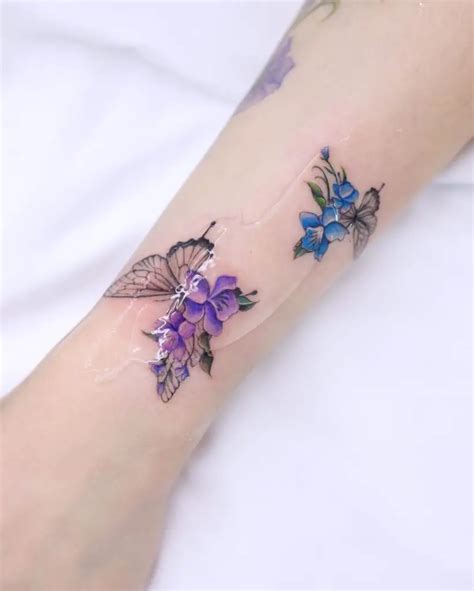 20+ Mesmerizing Purple Butterfly Tattoo Inspirations for Your Next Ink ...