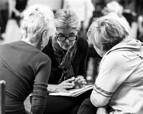 Christine Baranski Lorna Luft And Anita Dobson At Rehearsals For Follies