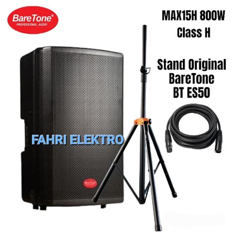 Jual Speaker Aktif Inch Baretone Max H W Bonus Tripod Full Besi