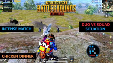 Pubg Mobile Amazing 20 Kills Duo Vs Squad Situation Intense Match