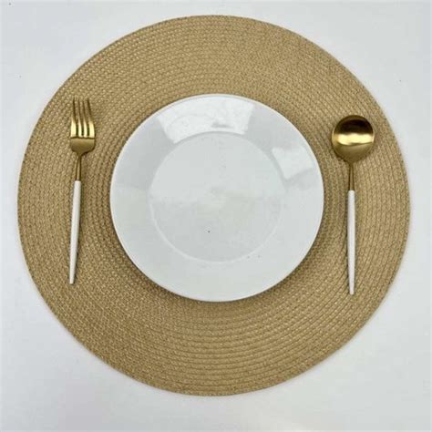 Placemats Rond Cm Stuks Onderlegger Hitte Bestendig