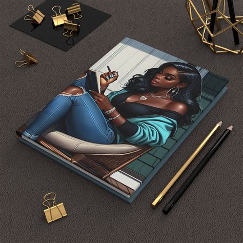 Black Woman Journal African American Journal Melanin Girl Etsy