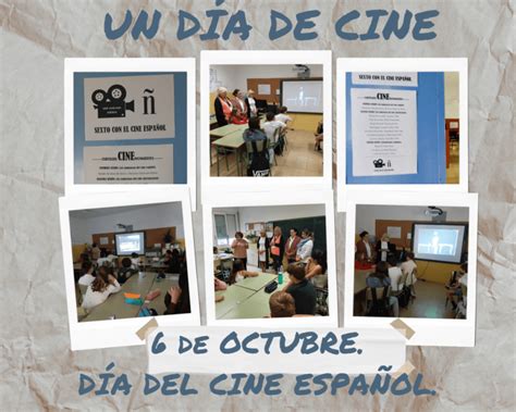 Actividades Mes De Octubre Un DÍa De Cine CelebraciÓn Del DÍa Del