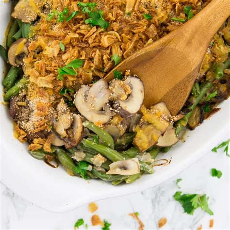 Vegan Green Bean Casserole - Vegan Heaven