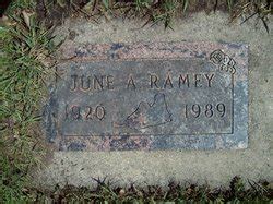 June Arlene Anderson Ramey 1920 1989 Memorial Find A Grave