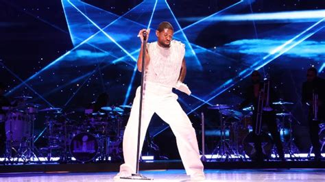 Usher delivers hit songs with iconic guests at 2024 Super Bowl halftime ...