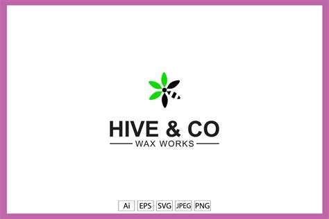 Logo Design ( Hive ) Graphic by World of graphics · Creative Fabrica