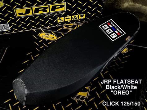 JRP FLAT SEAT Dry Carbon Rubber Logo Grey Black OREO New Release