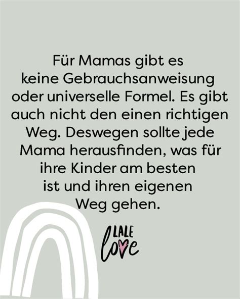 F R Mamas Gibt Es Keine Gebrauchsanweisung Oder Universelle Formel Es