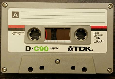 Tdk D C90 Type I Compact Cassette Compact Cassette Noise Reduction Cassette