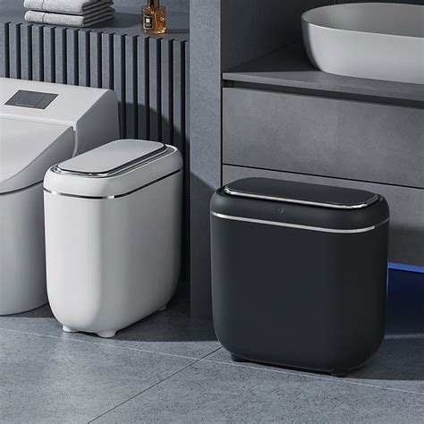 Мусорное ведро Alfa home, 1 шт, белый, серебристый купить по доступной ...