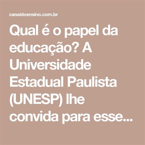 UNESP oferece curso gratuito de sociologia da educação Sociologia