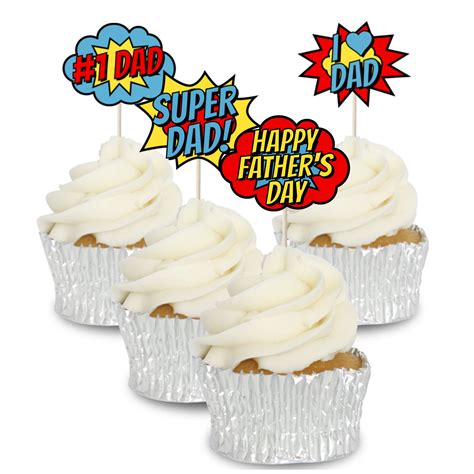 Happy Father S Day Cupcake Toppers Dad Printable Cupcake Topper