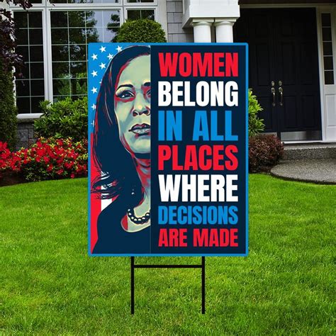 Kamala Harris 2024 Yard Sign Coroplast Kamala Harris For President 2024 Lawn Sign 2024