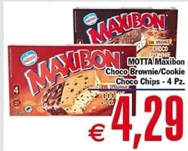 Offerta Nestl Maxibon Choco Brownie Cookie Choco Chips Pz Nel