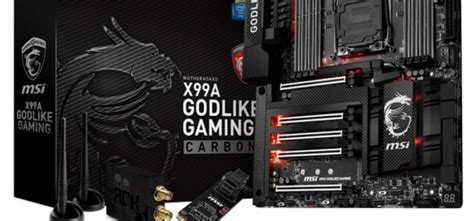 MSI Presenta La Placa Base X99A Godlike Gaming Carbon Geektopia