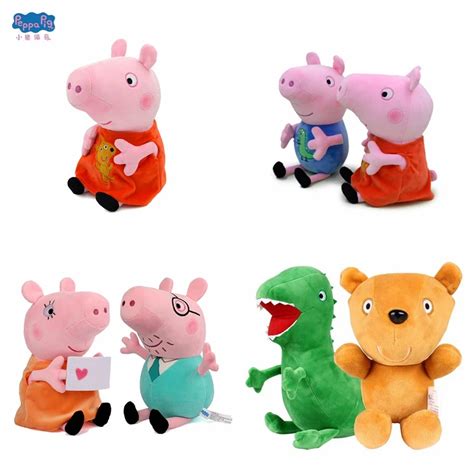 Peppa Pel Cia Porco Para Crian As 19cm George George Dinossauro Boneca