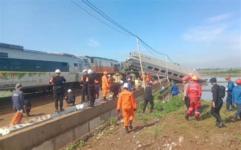 Kecelakaan Kereta Di Cicalengka Ini Identitas Dua Masinis Dan