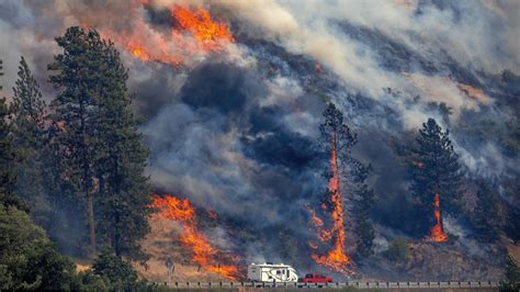 Thousands Battle Western Wildfires As Smoke Puts Millions Under Air