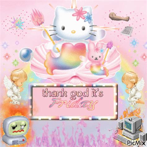 hello kitty TGIF - Free animated GIF - PicMix