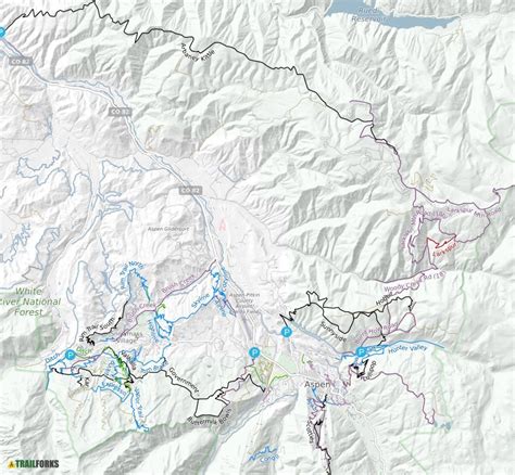 Aspen Hiking Trail Map - Winny Kariotta