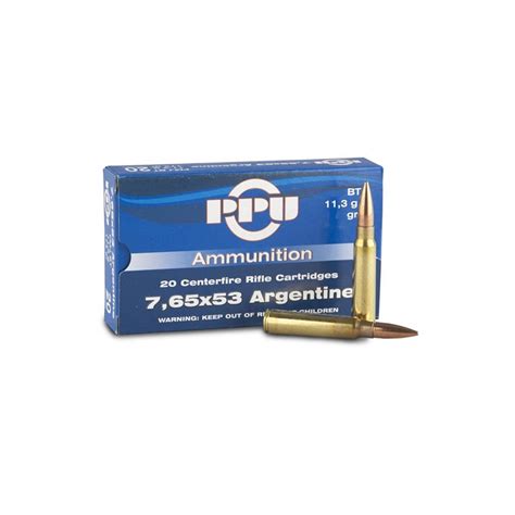 Prvi Partizan Mm Argentine Mauser Ammo Grain Soft Point