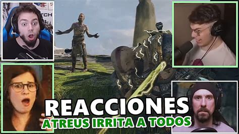 REACCIONES A ATREUS ATACANDO A KRATOS God Of War 2018 YouTube