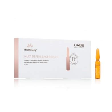 Comprar Babe Ampollas Multi Defense Age Rescue Okfarma Es