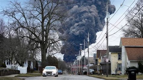 Cause Of Ohio Train Crash That Sparked Toxic Chemical Spill Disaster