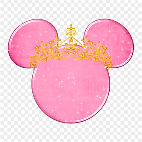 Minnie Mouse Head Pink Silhouette Image PNG | Citypng