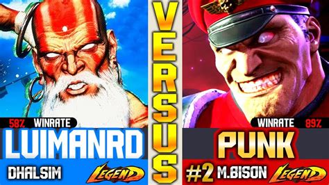 SF6 M Bison Punk Vs LuiManRD Dhalsim High Level YouTube