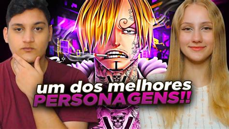 React Em Casal Sanji Trap Iii One Piece A Asa Esquerda Do Rei