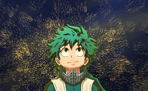 Fond D Cran Hd Blond Cheveux Verts Anim Cheveux Bicolores Izuku