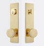 Trask Brass Knob Exterior Door Hardware Tube Latch Set Rejuvenation