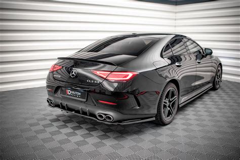 Central Rear Splitter With Vertical Bars Mercedes Amg Cls C