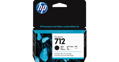 HP 712 Standard-Capacity Black Ink Cartridge (38mL) 3ED70A B&H