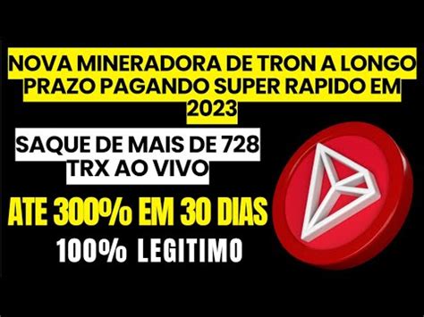 Minetrxmineradora De Tron Ate Em Diaspagou Mais De Trx