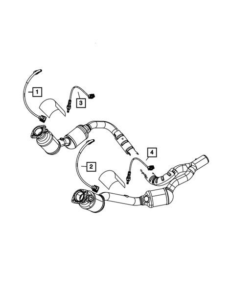 2010 2011 Jeep Wrangler Oxygen Sensor After Catalyst Right 5149169AA