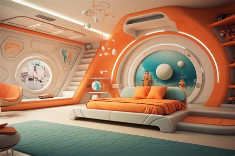 Интерьеры будущего — как выглядят дома в космической эре.