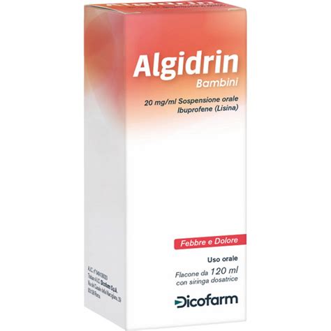Algidrin Children 20mg Oral Suspension, 120 ml - Kidsapo