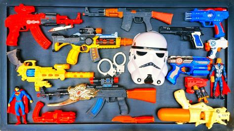 Collecting Sniper Gun Ak Gun Machine Gun Nerf War Blaster Gun M