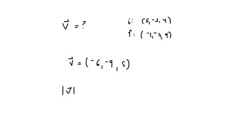 SOLVED: Find a vector with initial point and terminal point . Then find a unit vector in the ...