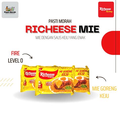 Jual Mie Goreng Richeese Nabati Mie Goreng Keju Level 0 Shopee