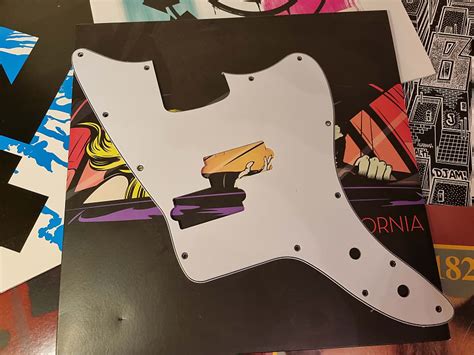 Guitartist Mark Hoppus Signature Jaguar Bass Pickguard Reverb Uk