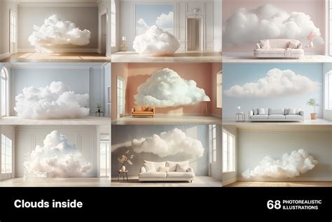 Clouds inside on Yellow Images Creative Store - 126112