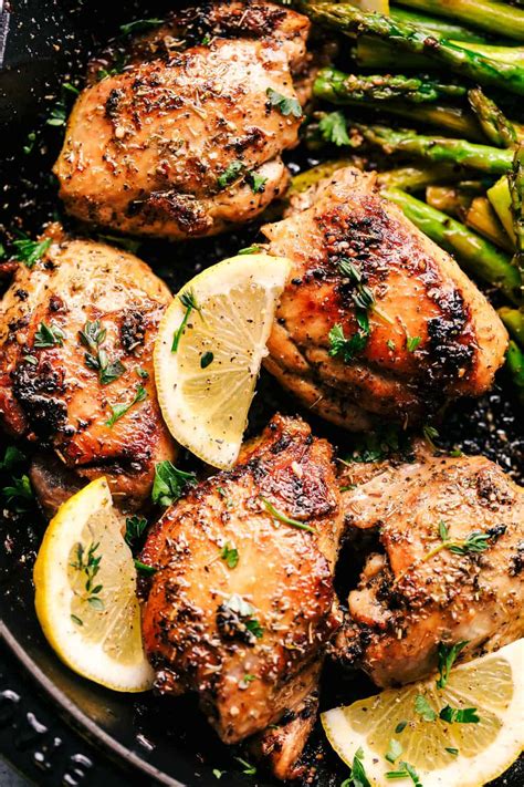 Lemon Garlic Butter Herb Chicken With Asparagus The Recipe Critic