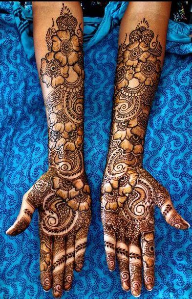 Shaded Floral Bridal Mehndi - Indian Bridal Mehndi Designs - Mehndi ...