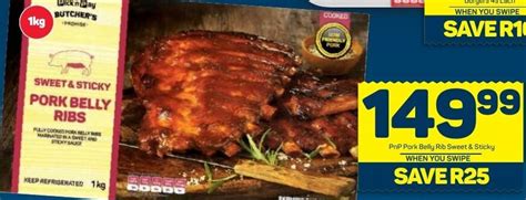 Pnp Pork Belly Rib Sweet And Sticky Offer At Pick N Pay