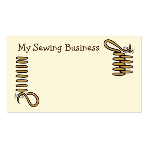 Sewing Business Card Zazzle