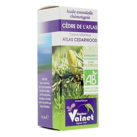 Docteur Valnet huile essentielle Bio cèdre de latlas Confort cutané